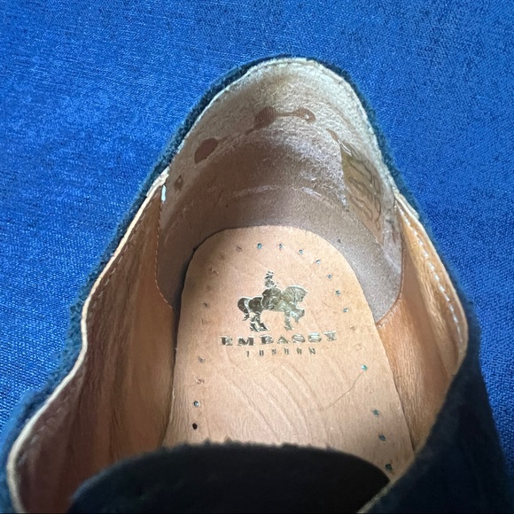 Embassy London Wingtip Brogues 10M 41 black - Picture 8 of 10